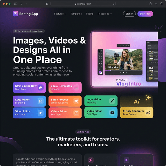 EditingApp.live